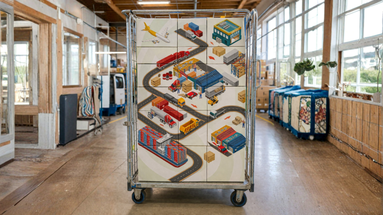 Logistiek-puzzel maken bij Logistics Valley