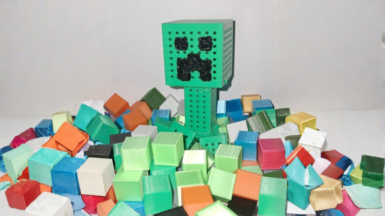 Maak je eigen mini-Creeper uit Minecraft